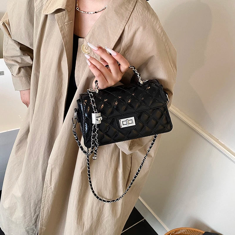 mini sac matelasse noir