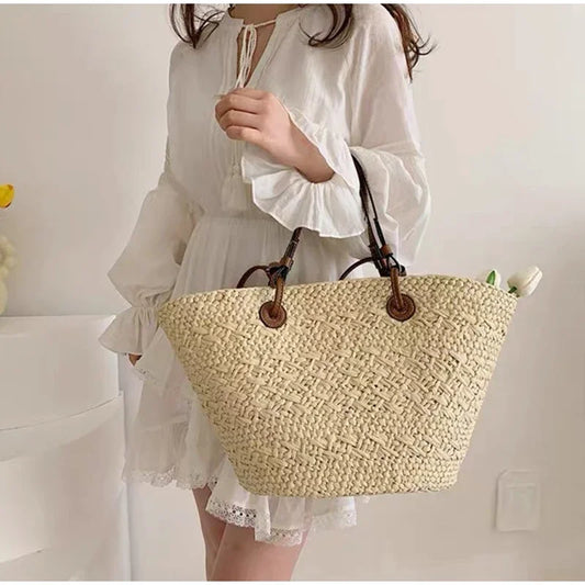 sac d'ete en paille