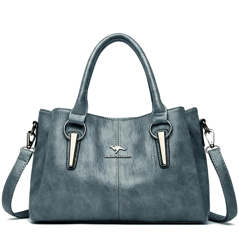 sac à main en bandoulière bleu