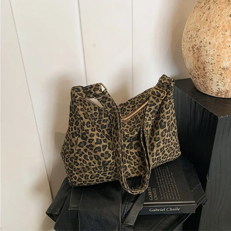 sac bandouliere leopard femme
