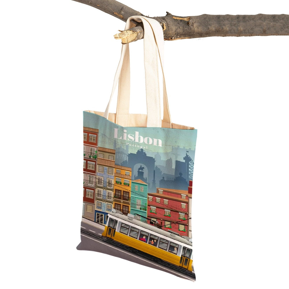 tote bag ville lisbon