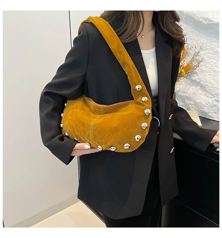 sac en faux daim tendance