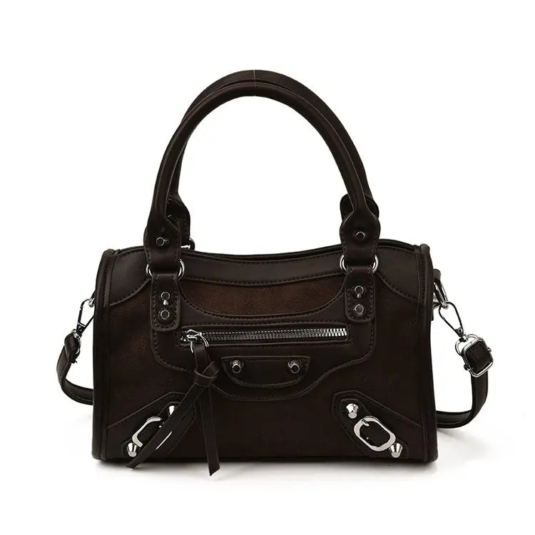 sac en daim femme chocolat