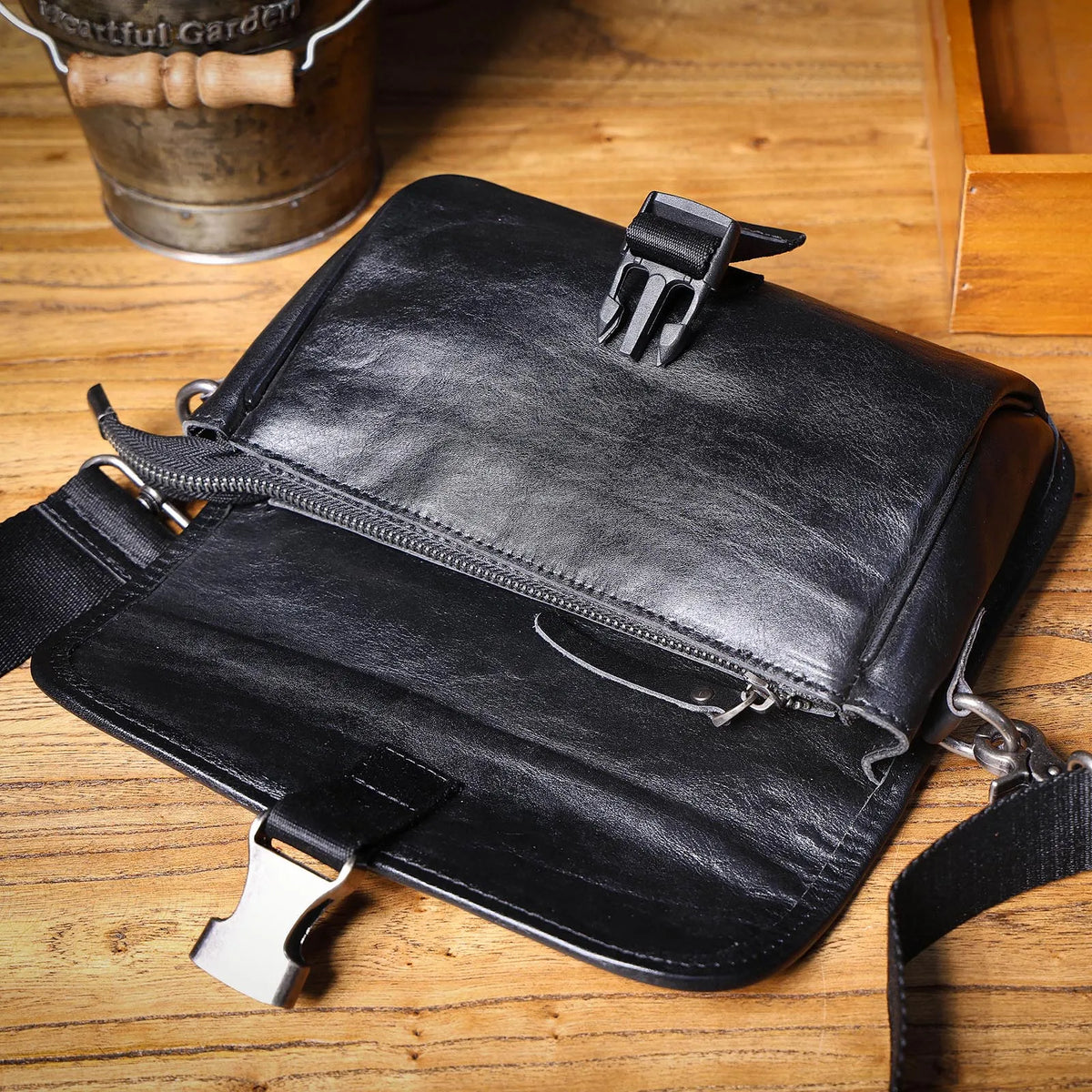 pochette sacoche avec rabat