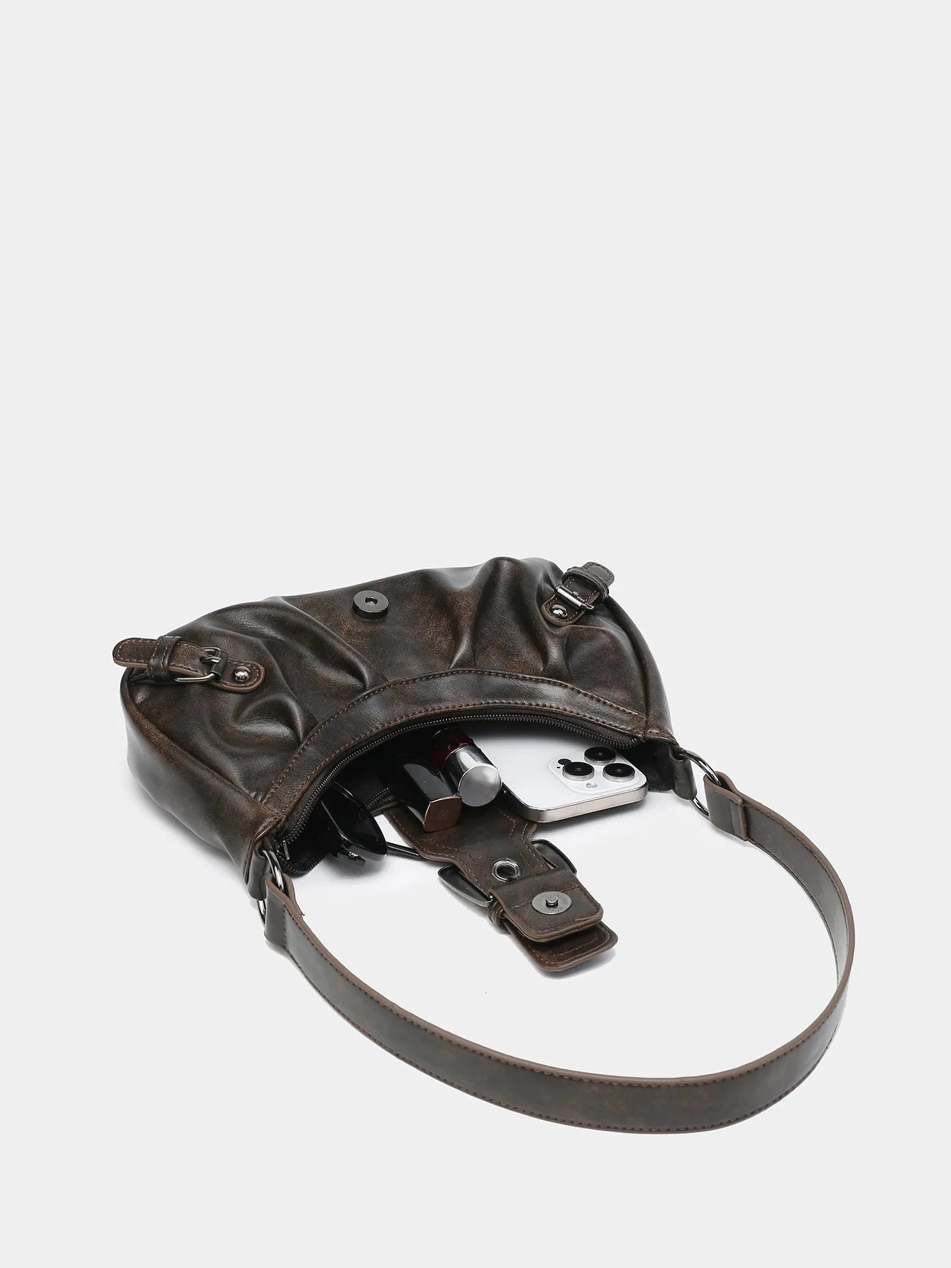détails du sac baguette vintage