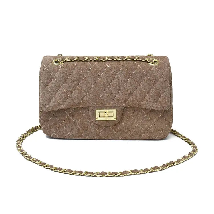 sac bandouliere avec chaine beige