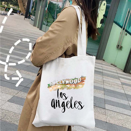 los angeles tote bag