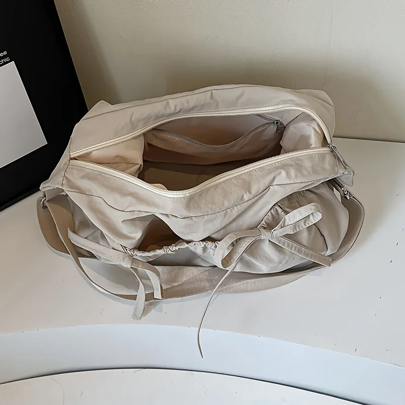 interieur du sac besace en toile pour femme