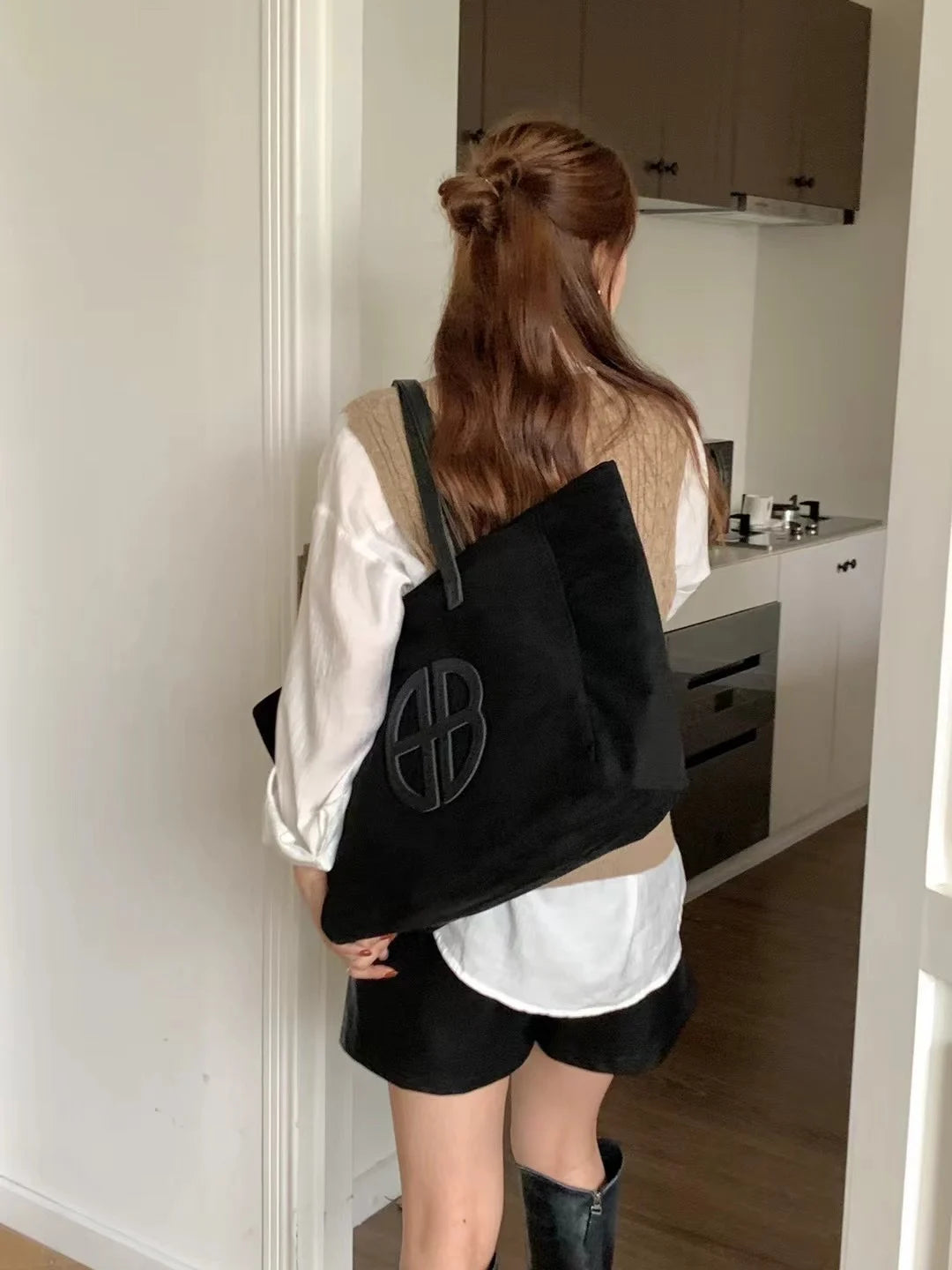 sac a main de cours noir