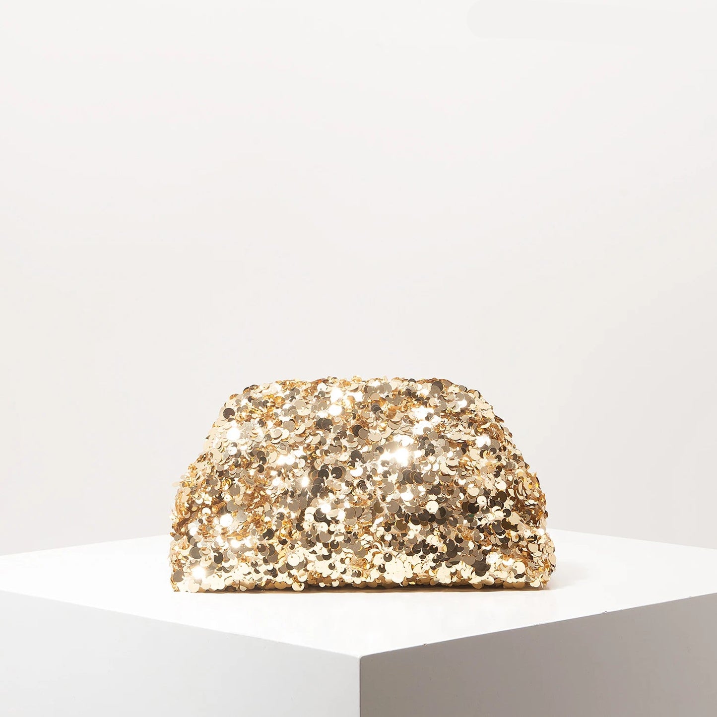 pochette de soiree doré