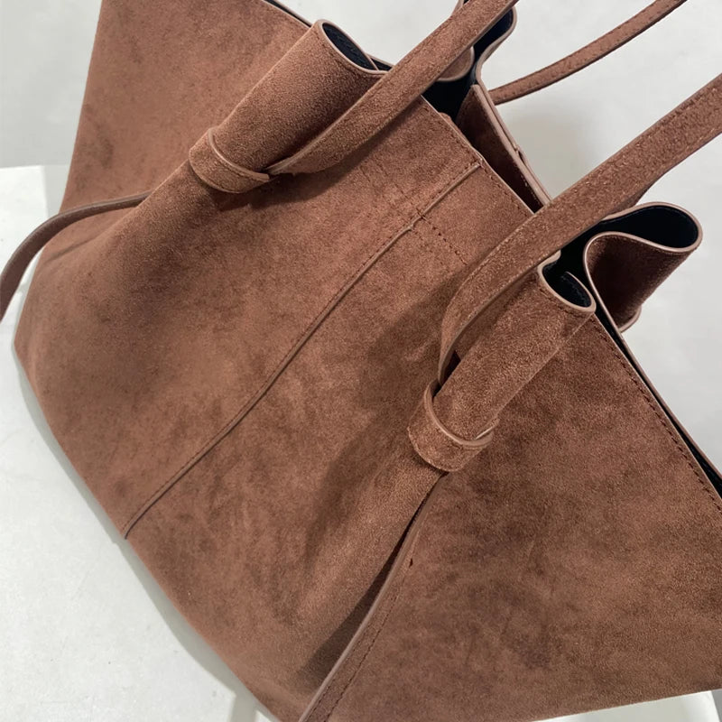 sac a main cabas femme marron