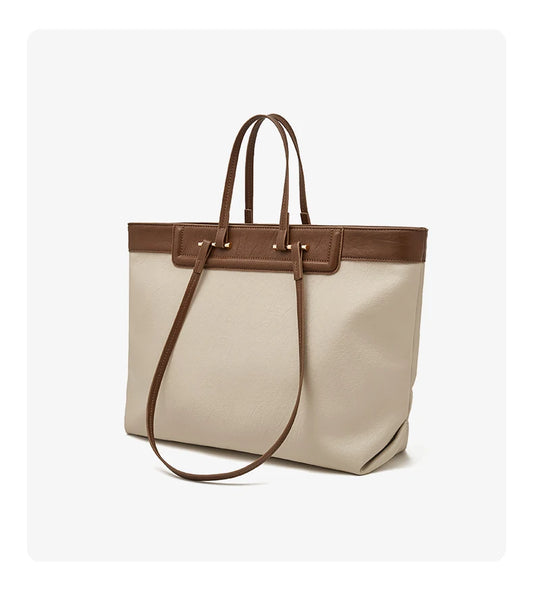 sac de cours cuir cabas