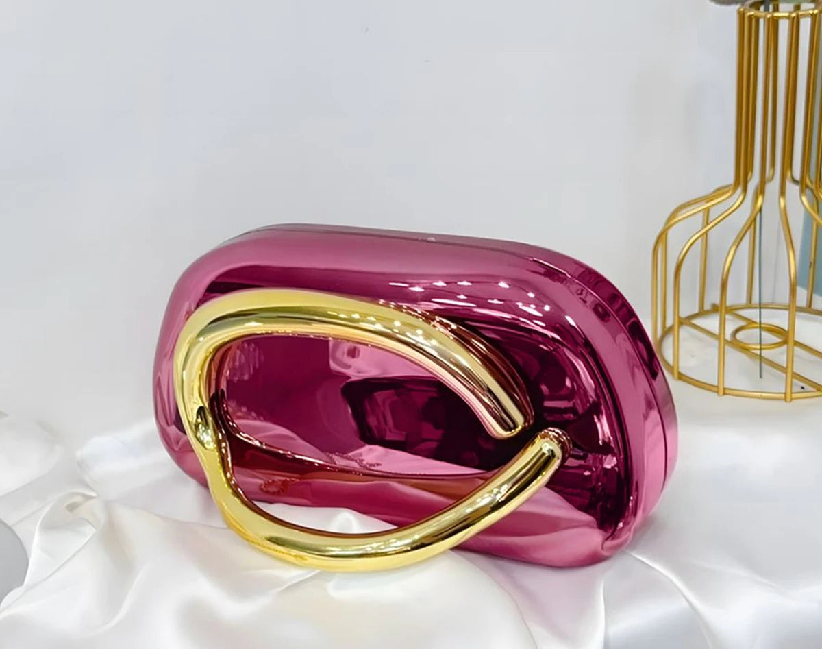 pochette sac mariage violine