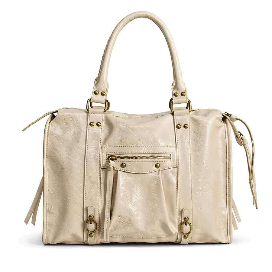 sac cours fille beige