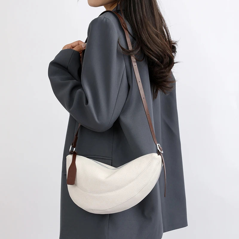 sac banane femme écru porte epaule