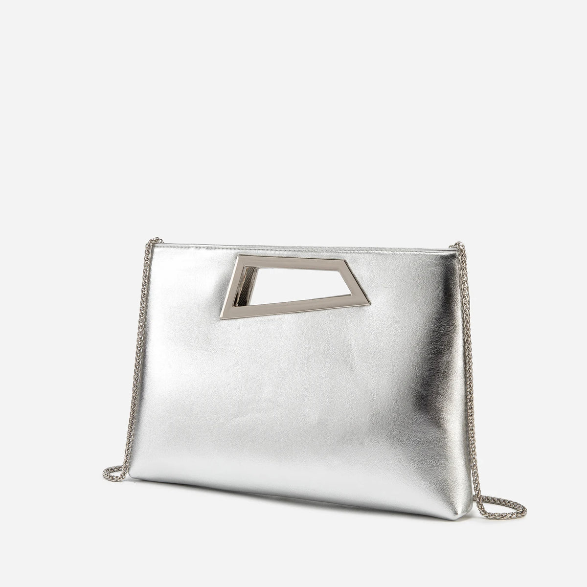 pochette argentee femme chic