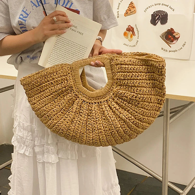 sac en paille femme