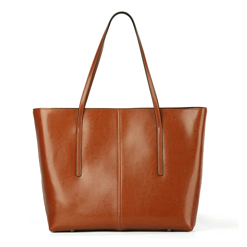 sac a main camel cuir lisse