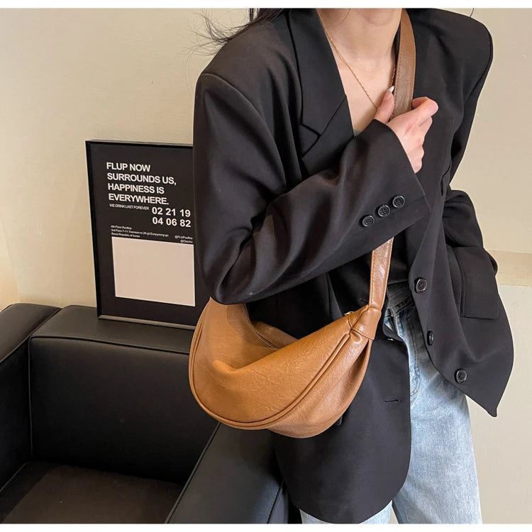 sac banane femme marron clair élégant