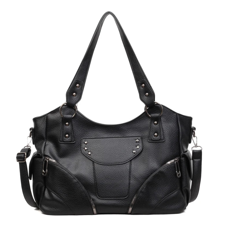 sac de cours femme noir tendnace