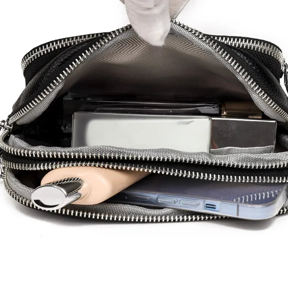 interieur du sac bandouliere carre femme