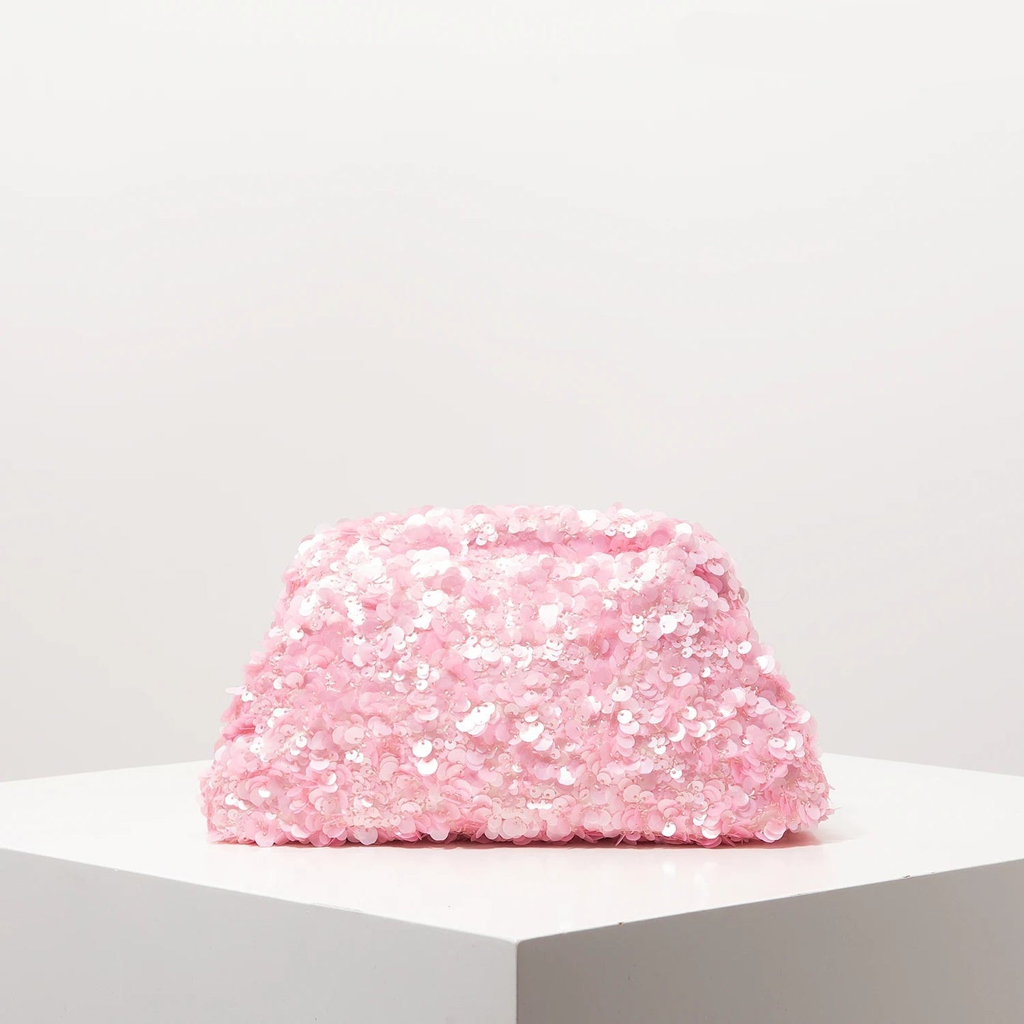 pochette de soiree rose