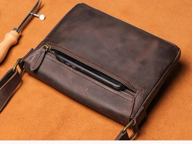 pochette saccoche homme poche a fermeture