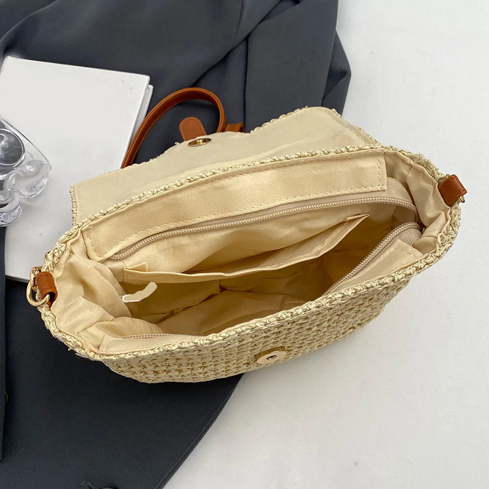 interieur sac besace en paille