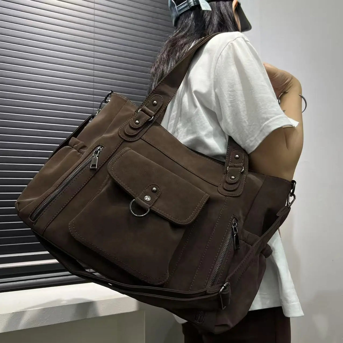 Grand Sac a Main Marron - Gabby