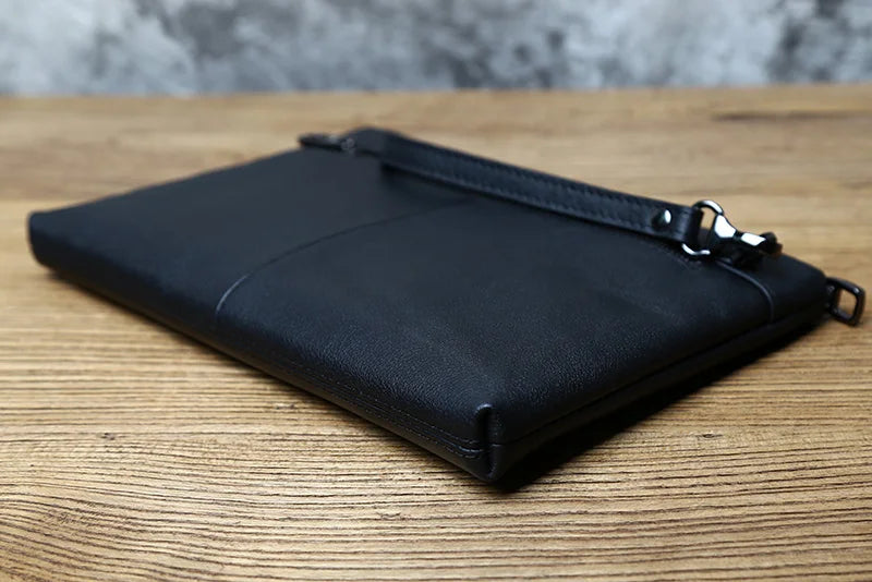 pochette pour homme en cuir elegante