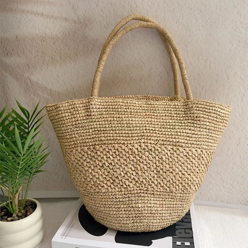 sac de plage raphia
