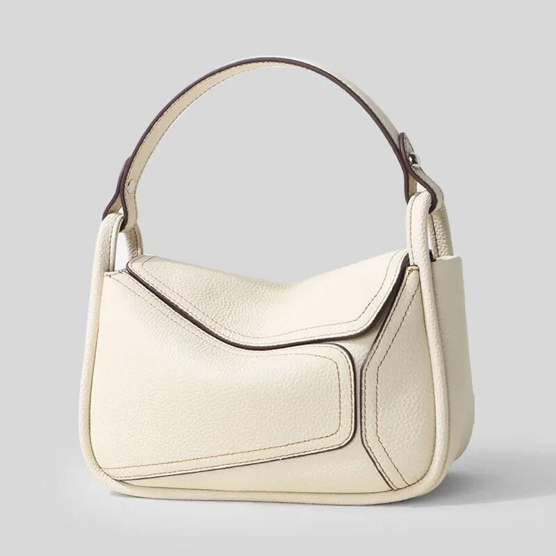 sac bandouliere cuir blanc