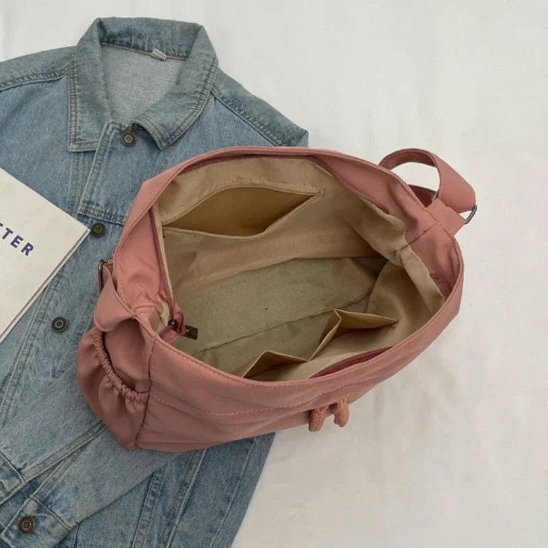 interieur sac besace femme tissu chic