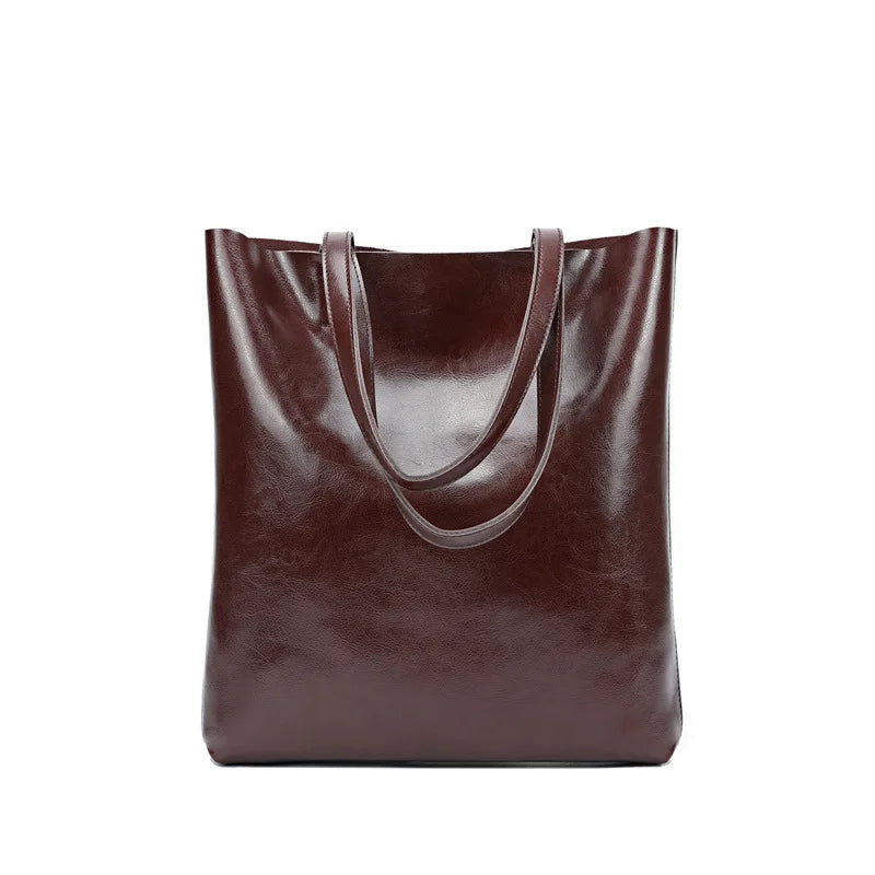 sac a main cuir brut marron foncé