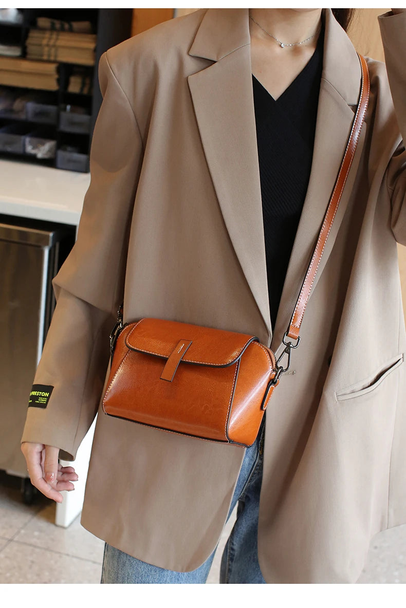 petit sac bandouliere cuir camel
