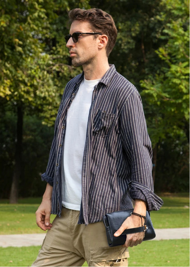 pochette homme luxe tendance