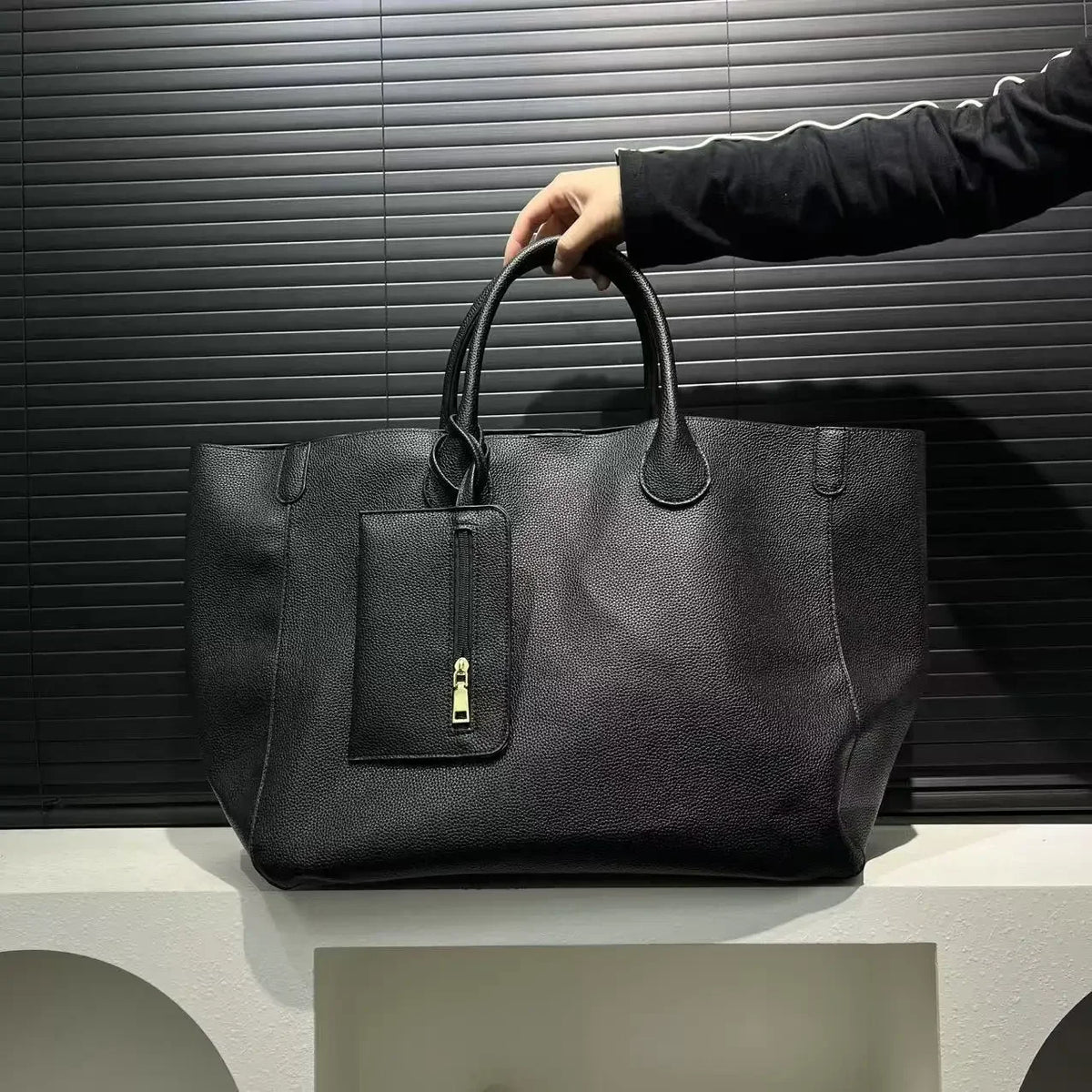 sac cabas xxl cuir