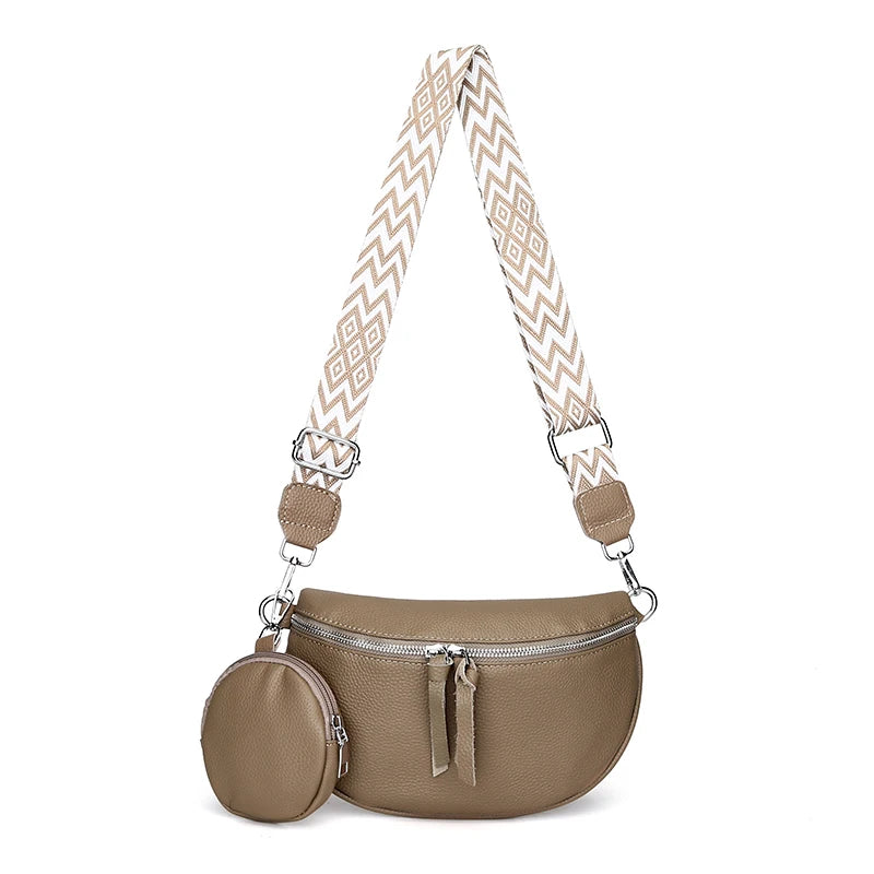 sac banane femme tendance beige