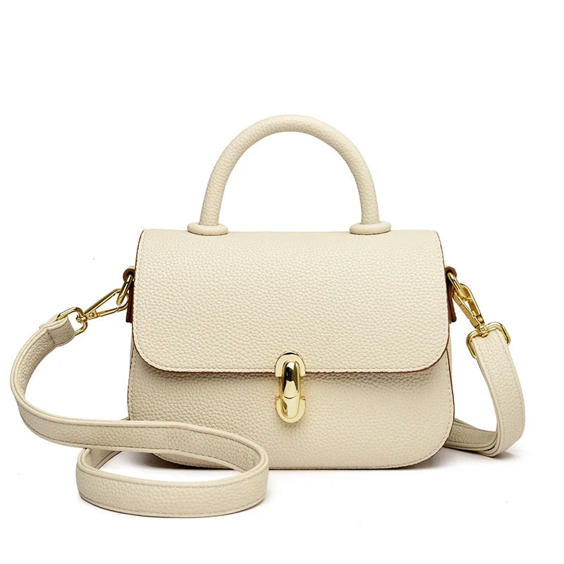 sac de luxe mini blanc cassé