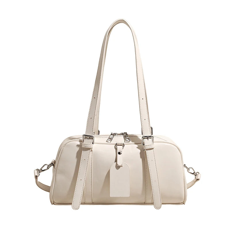 sac a main rectangulaire blanc