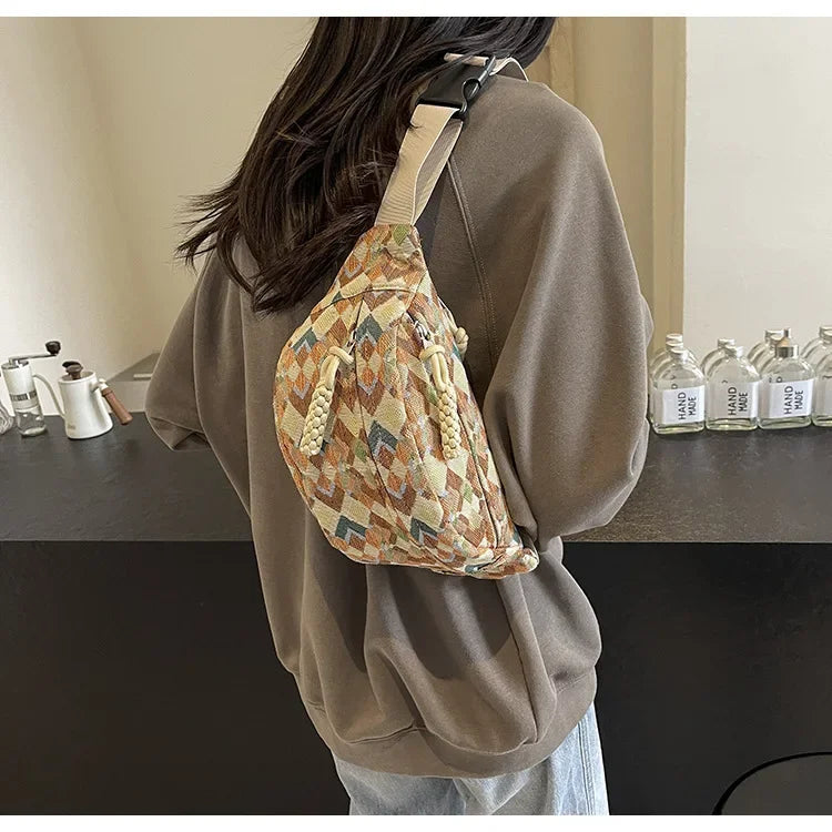 sac banane femme original en tissu