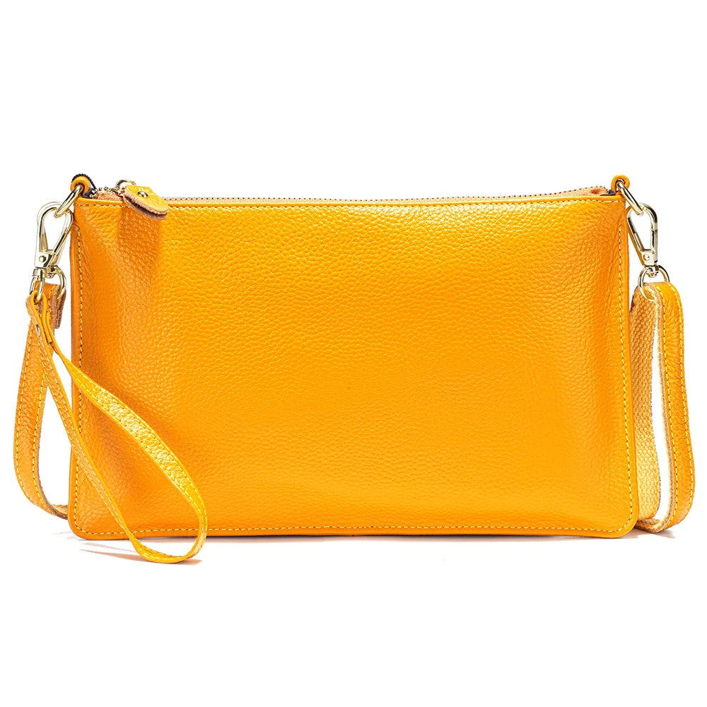 petite pochette bandoulière jaune