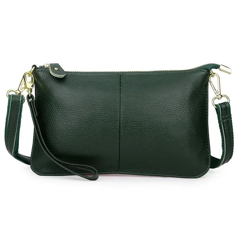 sac bandoulière rectangle vert