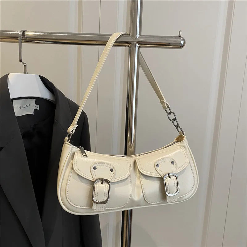 mini sac porte epaule écru