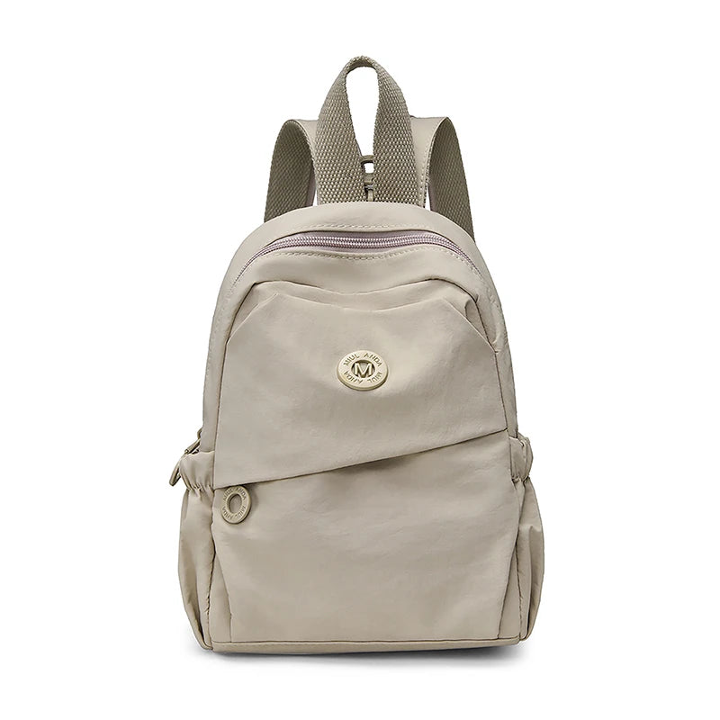 mini sac a dos femme gris