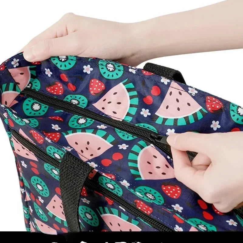 sac de plage isotherme a fermeture