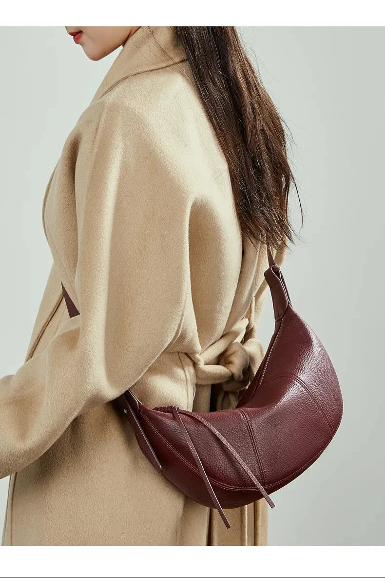 sac banane cuir bandouliere