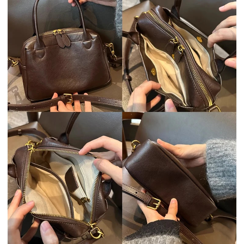 sac a main de luxe marron
