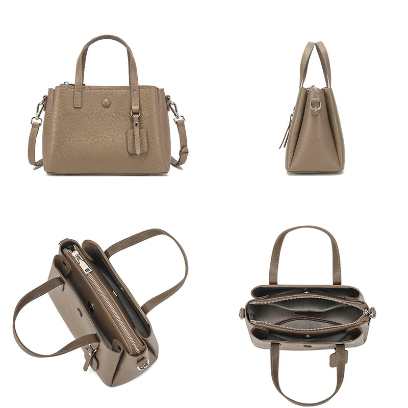 detials du petit sac cuir femme