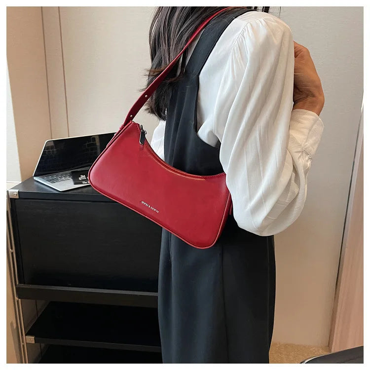 sac a main rouge epaule